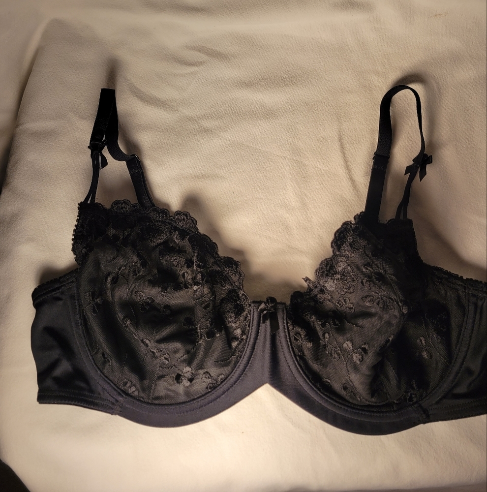 Vintage Sears Black Bra 36C
